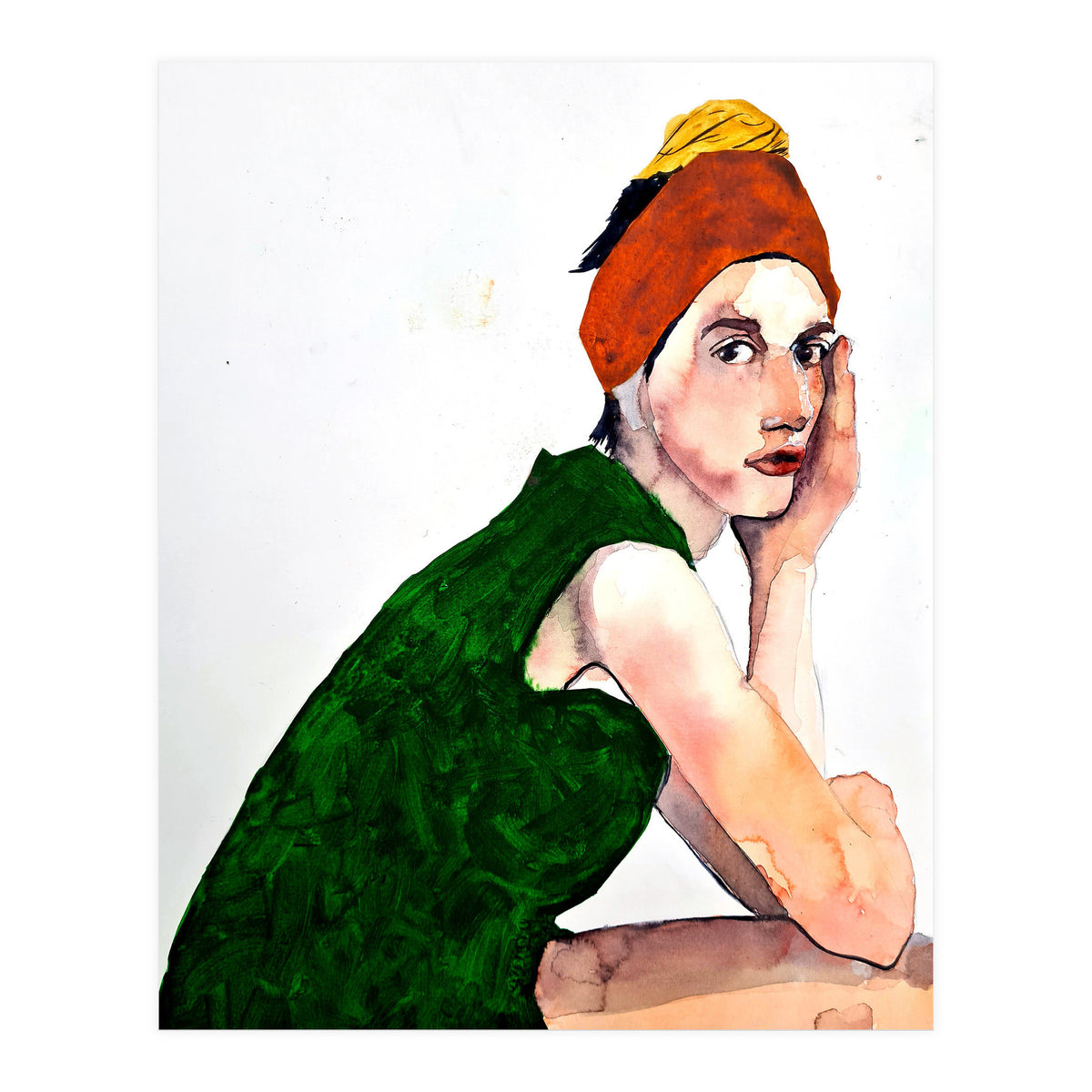 Untitled #86 - Woman in green (Print Only)