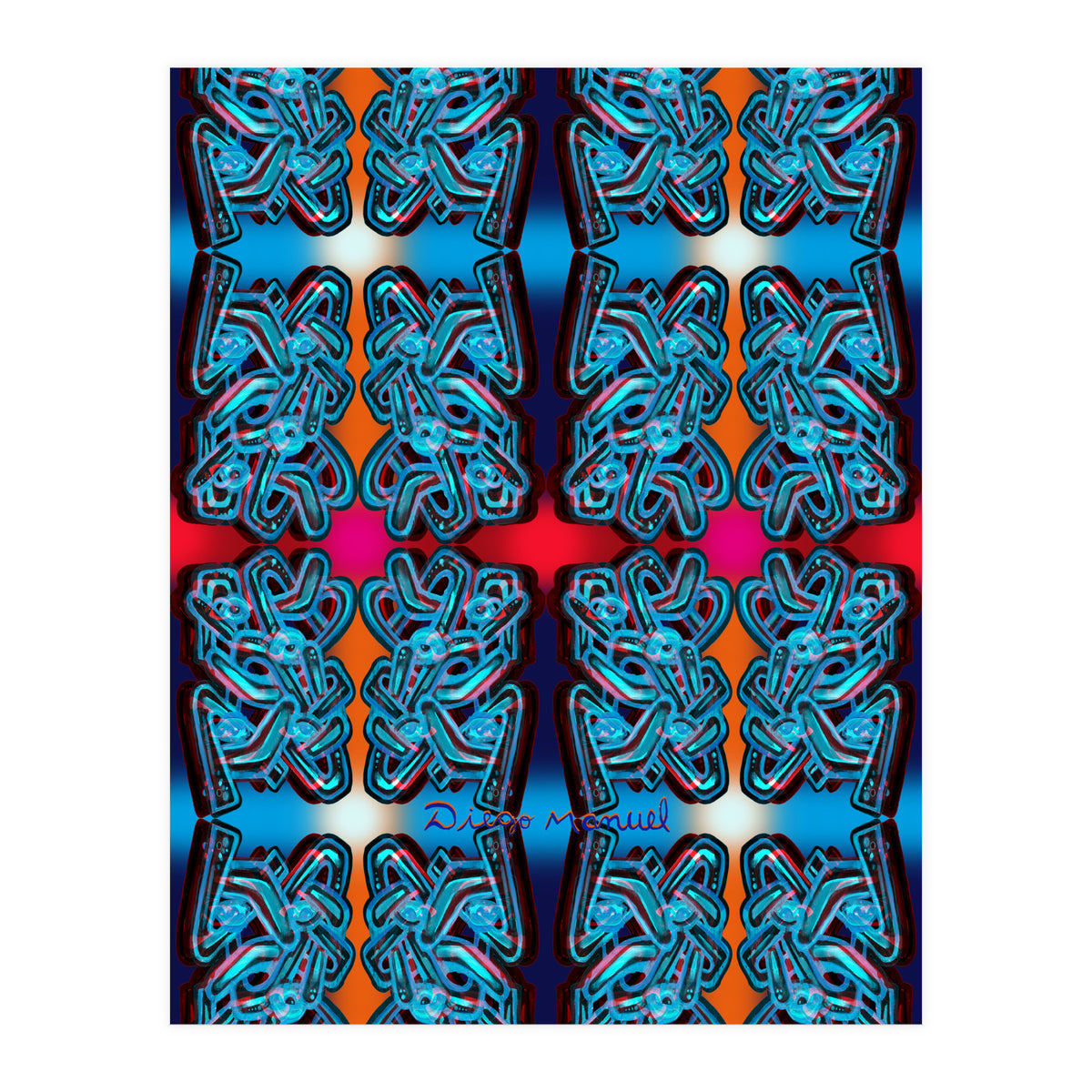 Formas Lenguas Y Ojos D (Print Only)