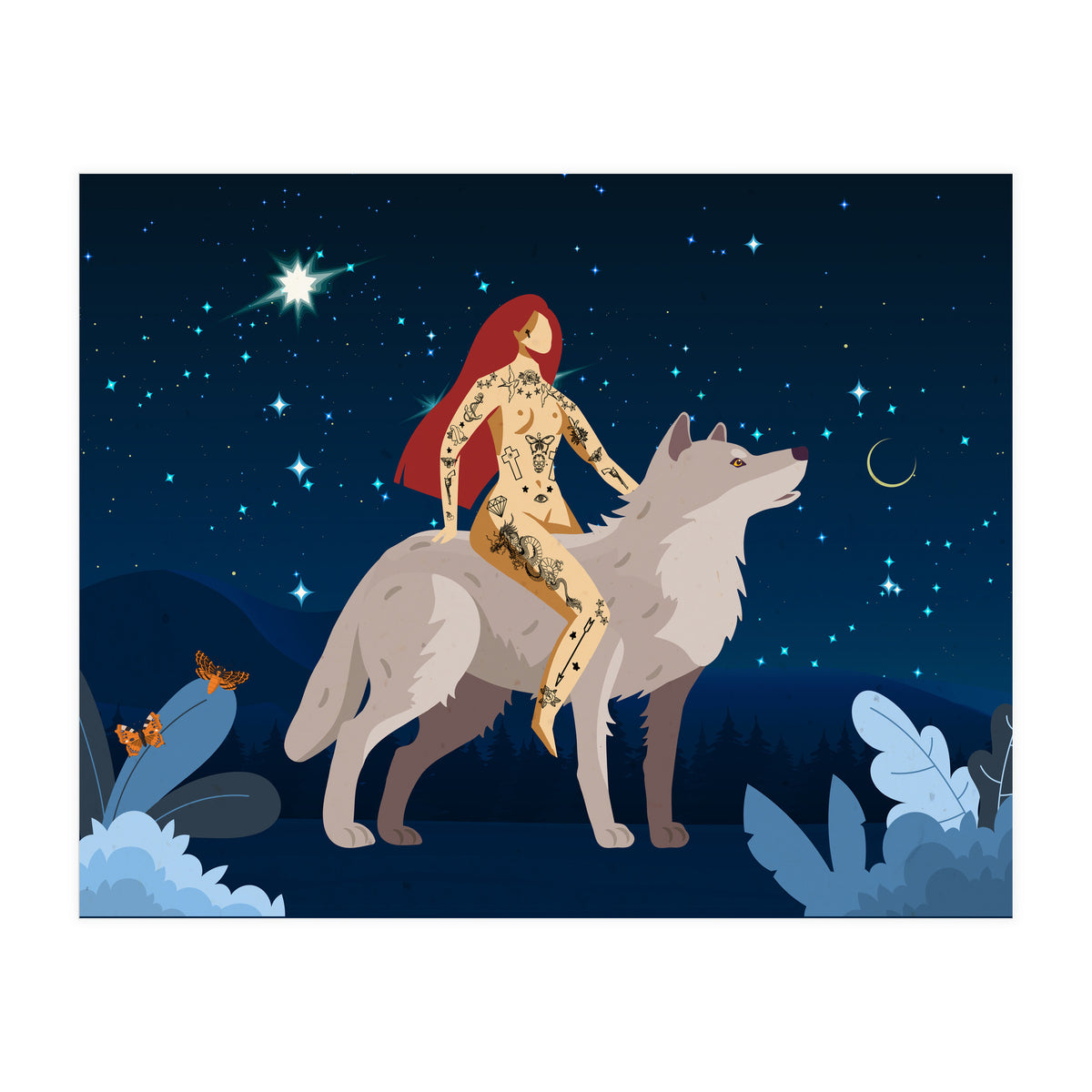 Riding My Werewolf (Print Only)