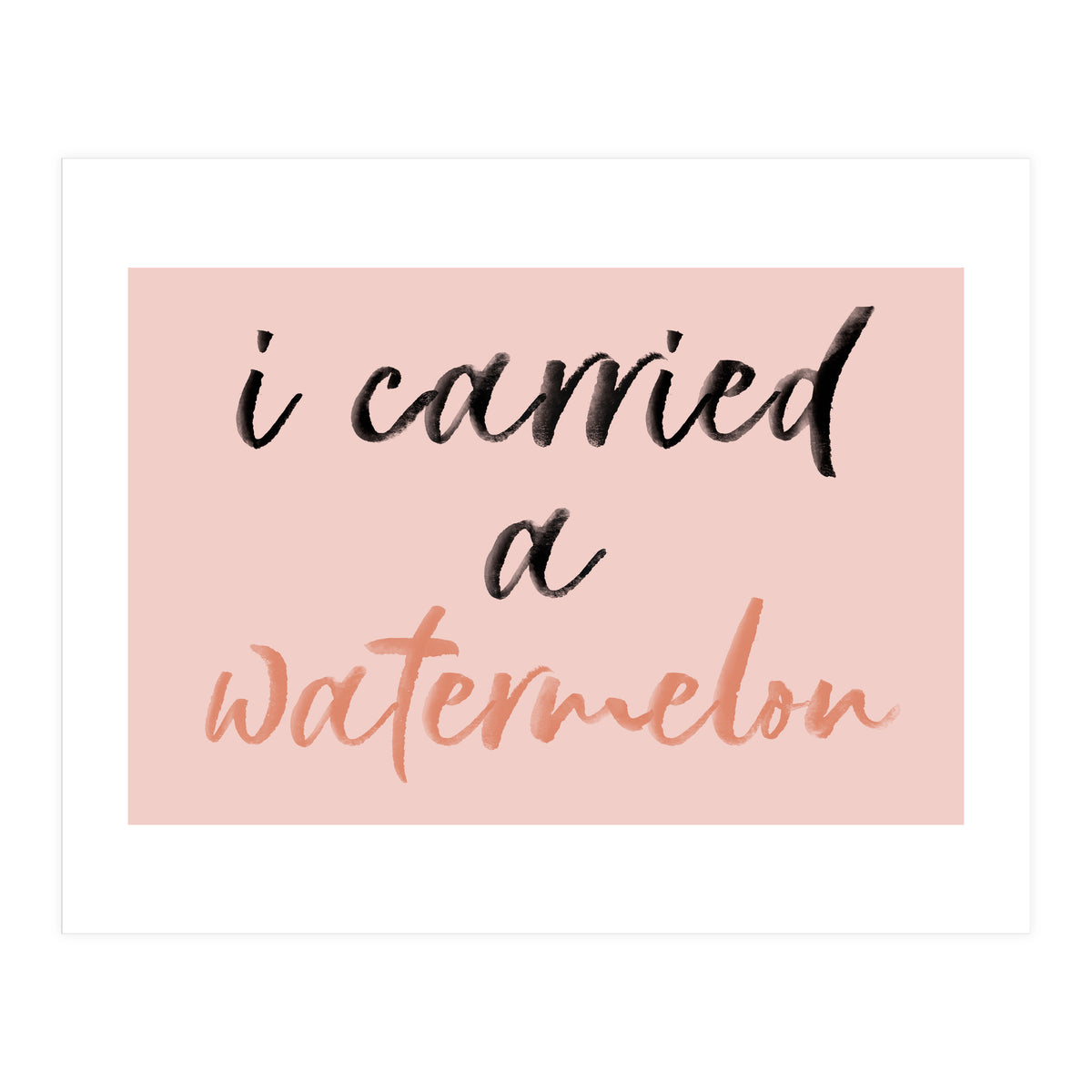 Carried  (Print Only)