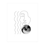 Circle and woman (Print Only) thumbnail