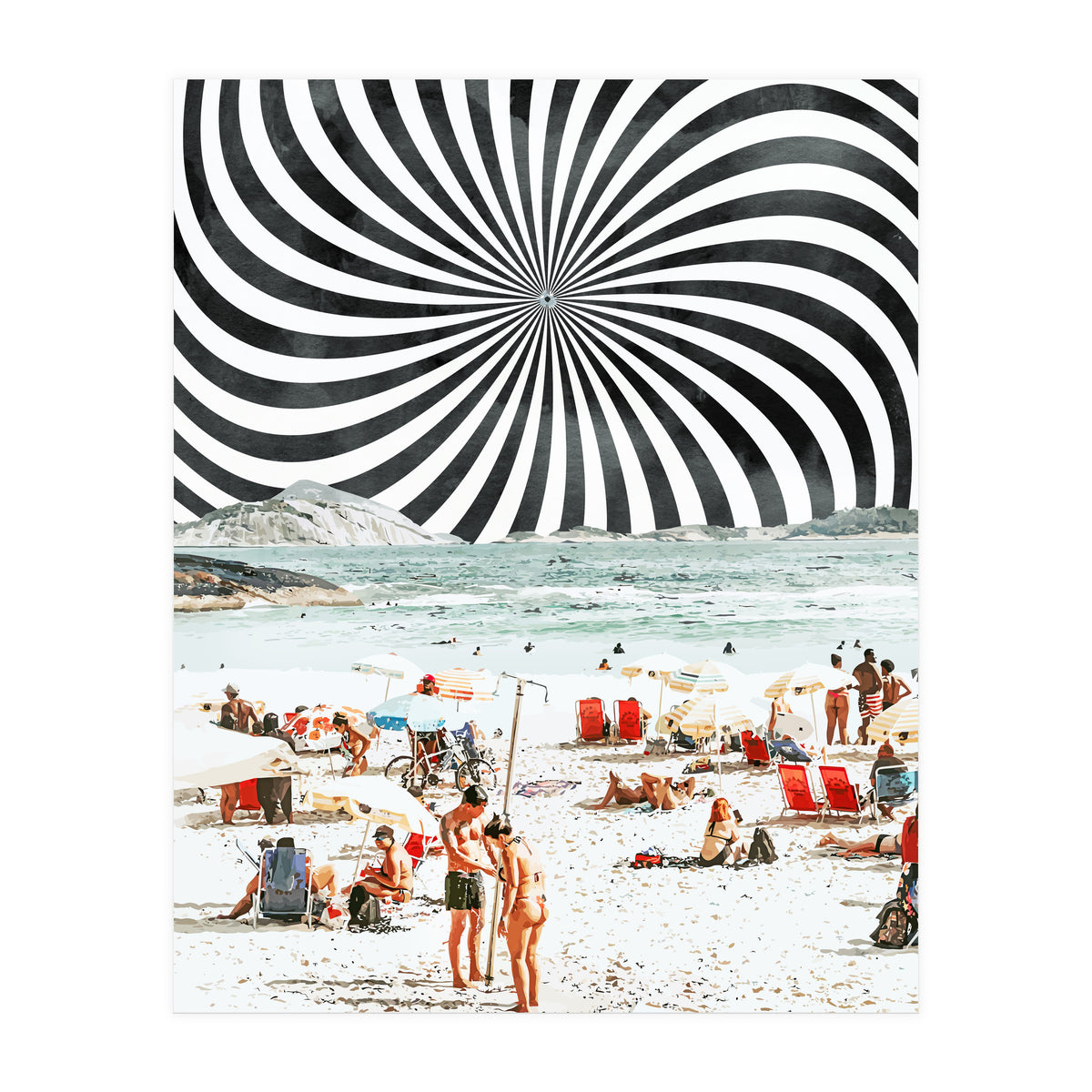 Summer On The Beach (Print Only)