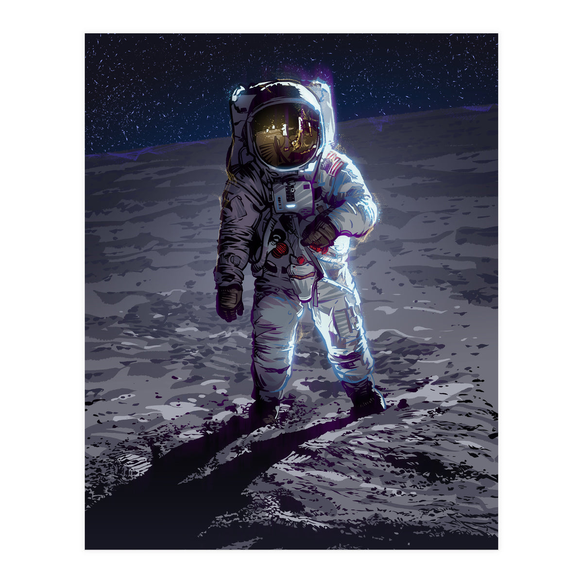 Apollo 11 Astronaut (Print Only)