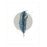 Feather In A Circle (Print Only) thumbnail