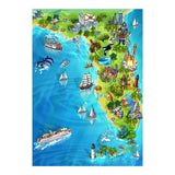 Florida Illustrated Map (Print Only) thumbnail