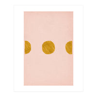 Pink and rust minimalist shapes (Print Only)