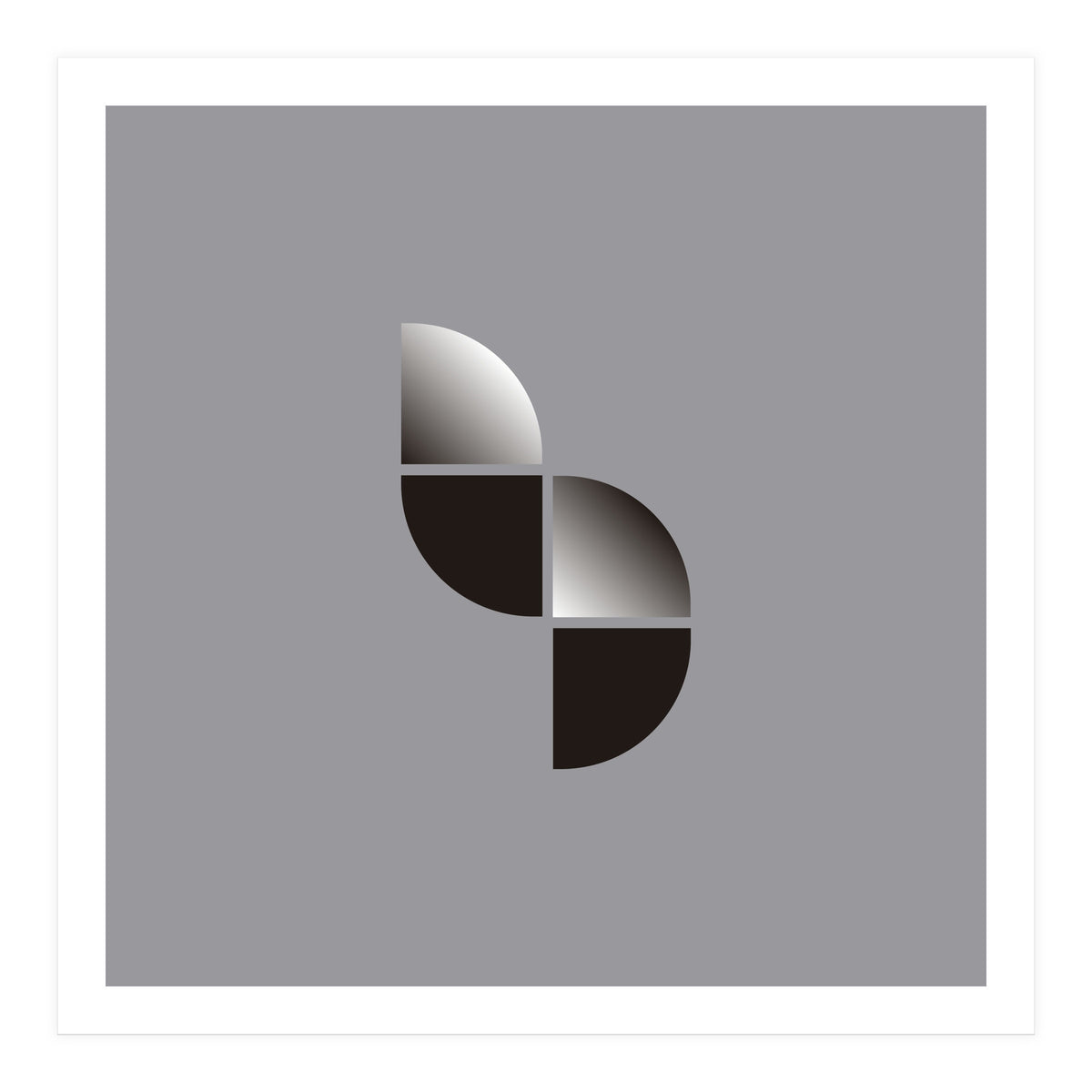 Abstract modern BW32 (Print Only)