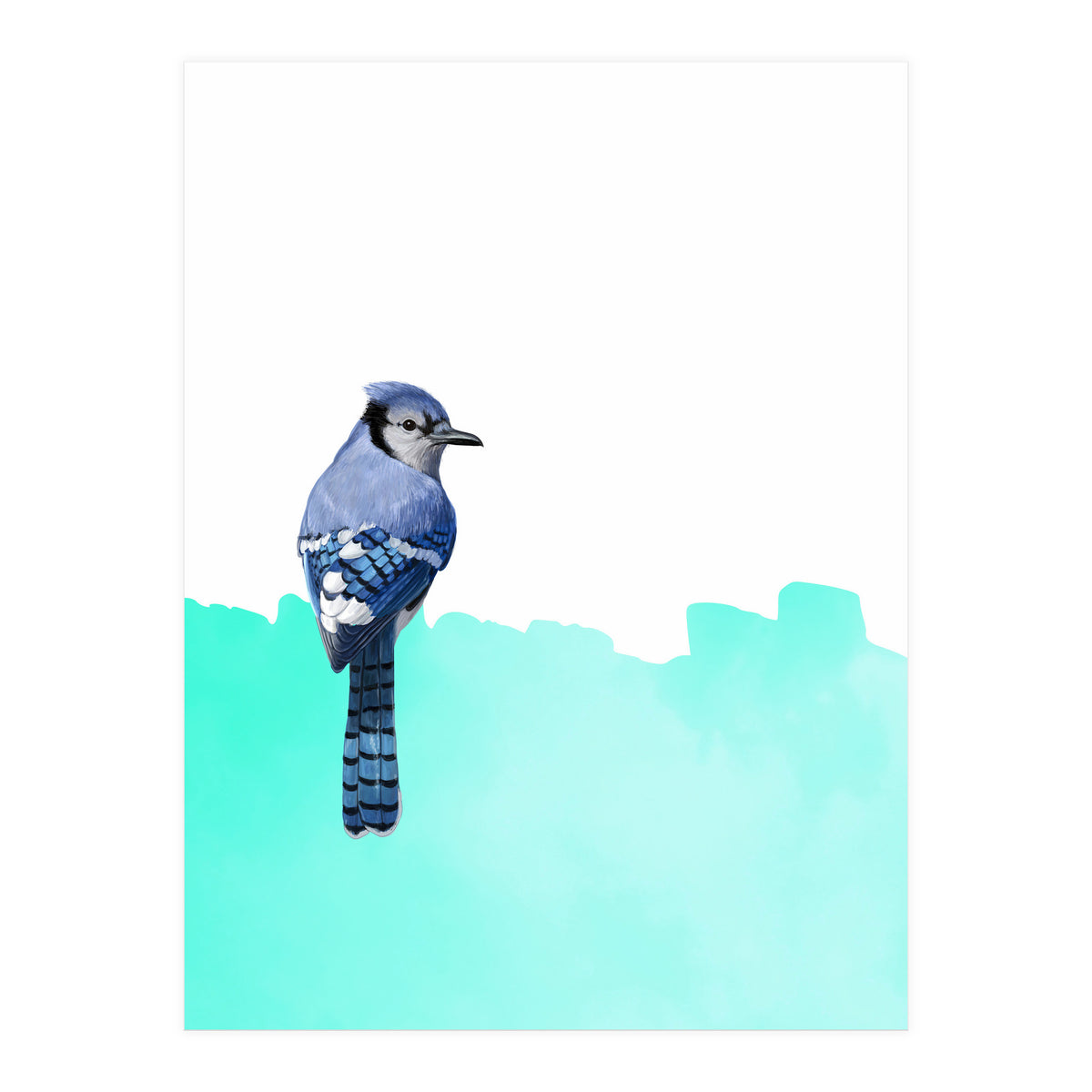 Bird Blue (Print Only)