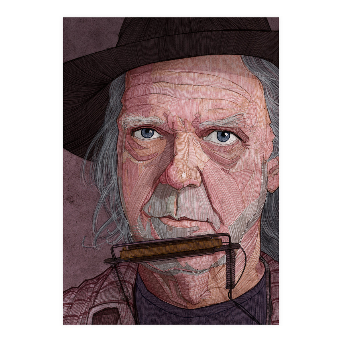 Neil Young Portrait (Print Only)