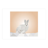 Rabbit Low Poly Art (Print Only)