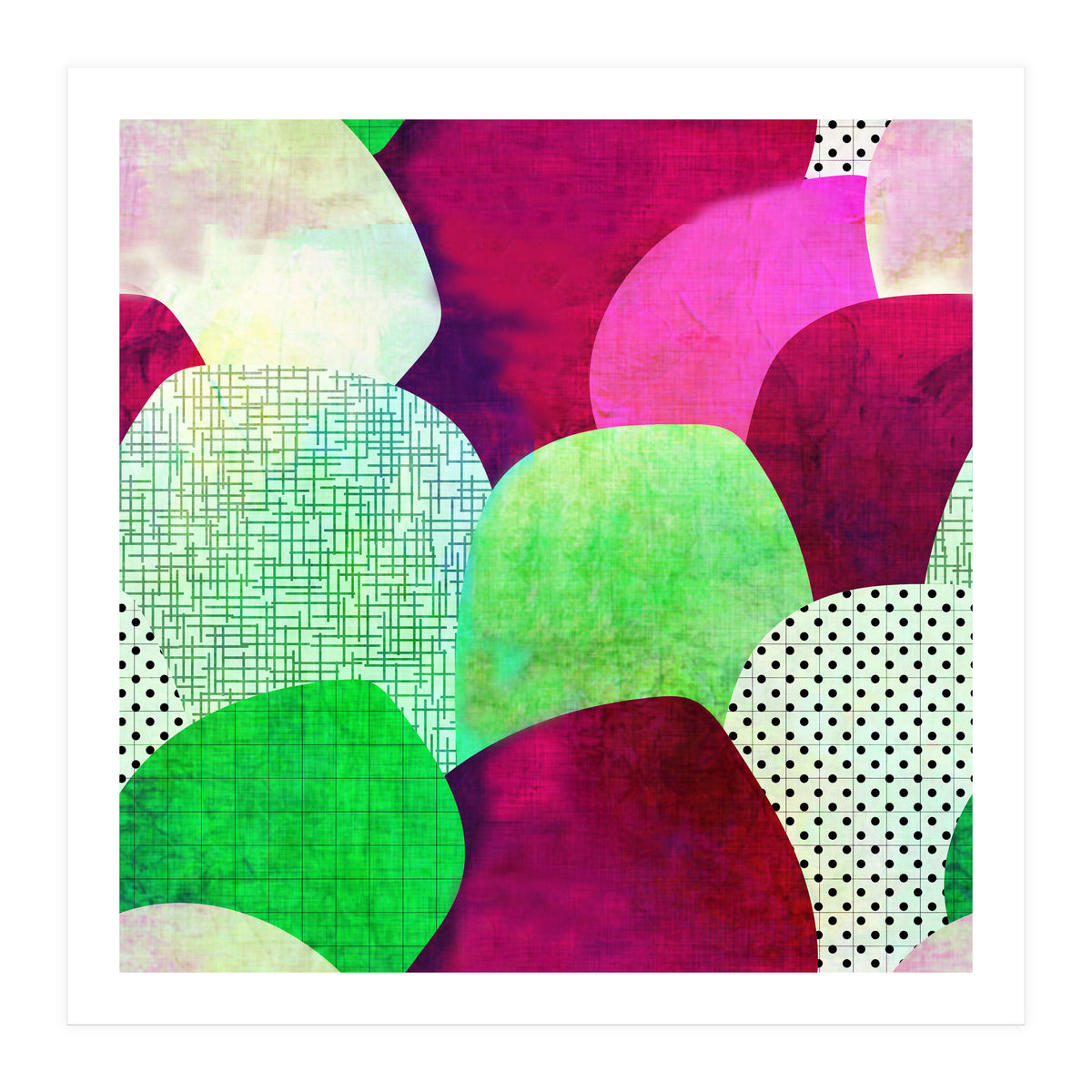 Opala Circles are the new triangles purple (Print Only)