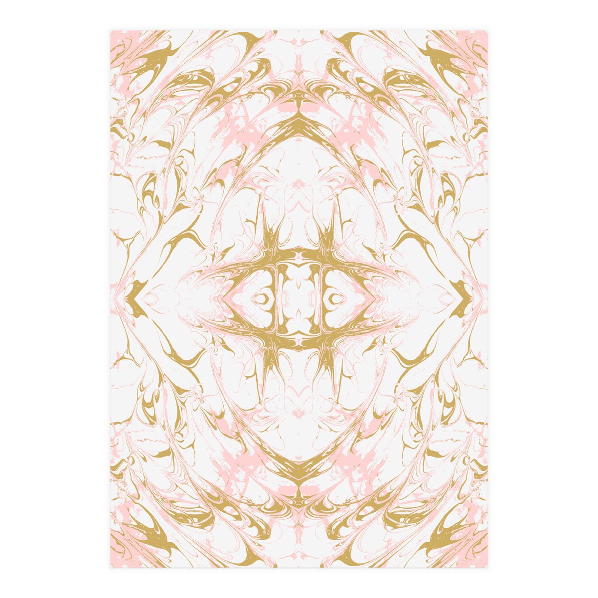 Pink mosaic marble 02 (Print Only)