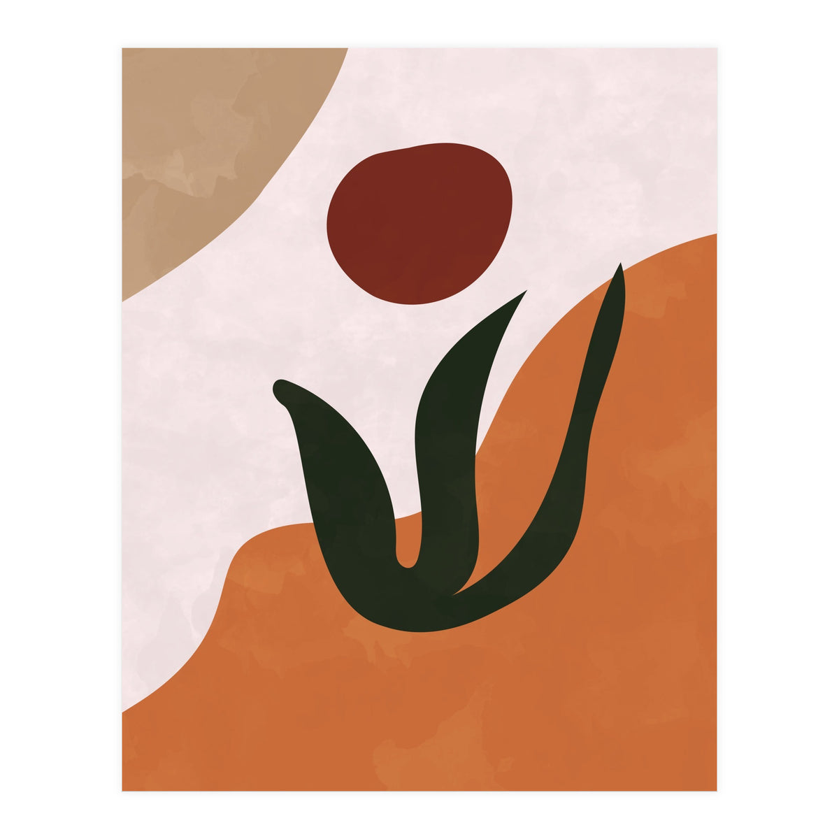 Abstract Nordic Botanical (Print Only)