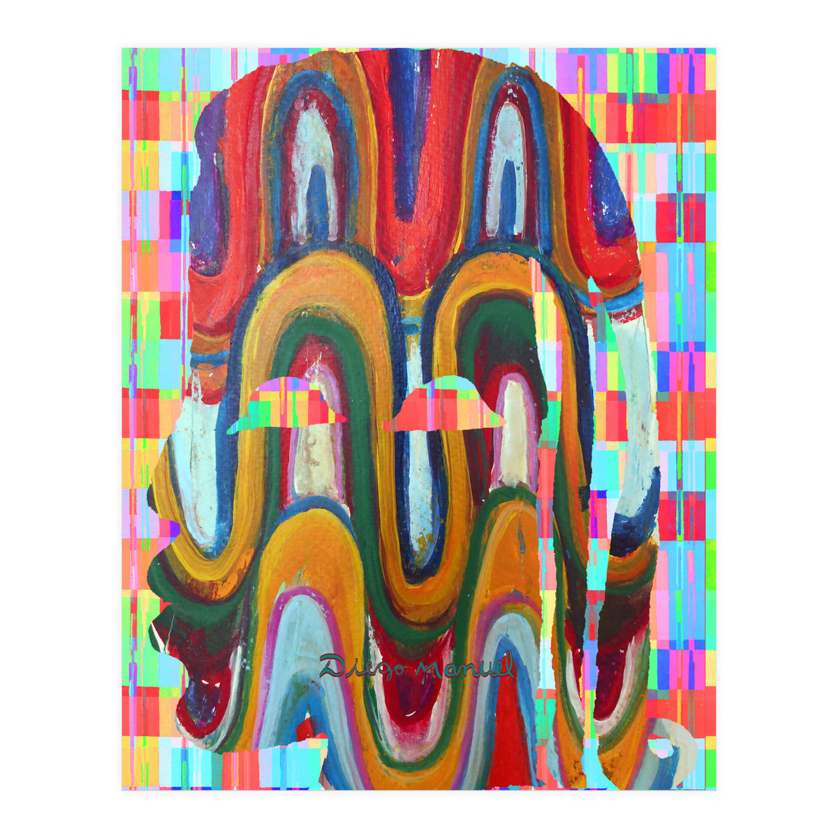 Abstracto Pop Nuevo B Nuevo 14 (Print Only)