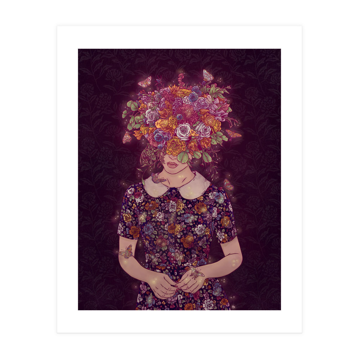 Shy Lady (Print Only)