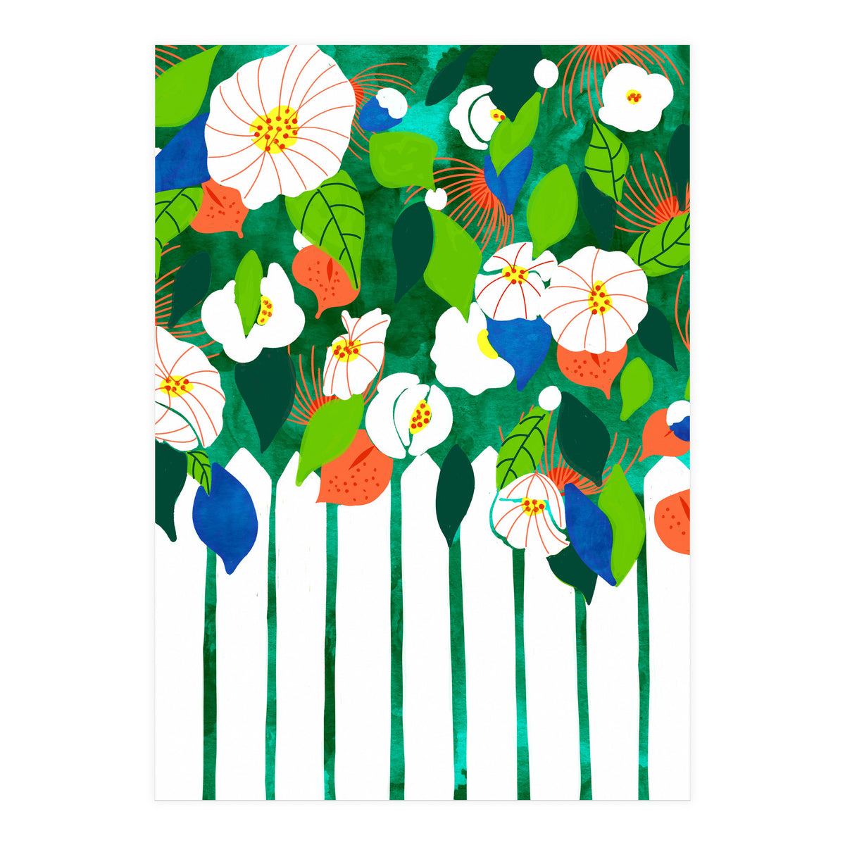 White Picket Fence (Print Only)