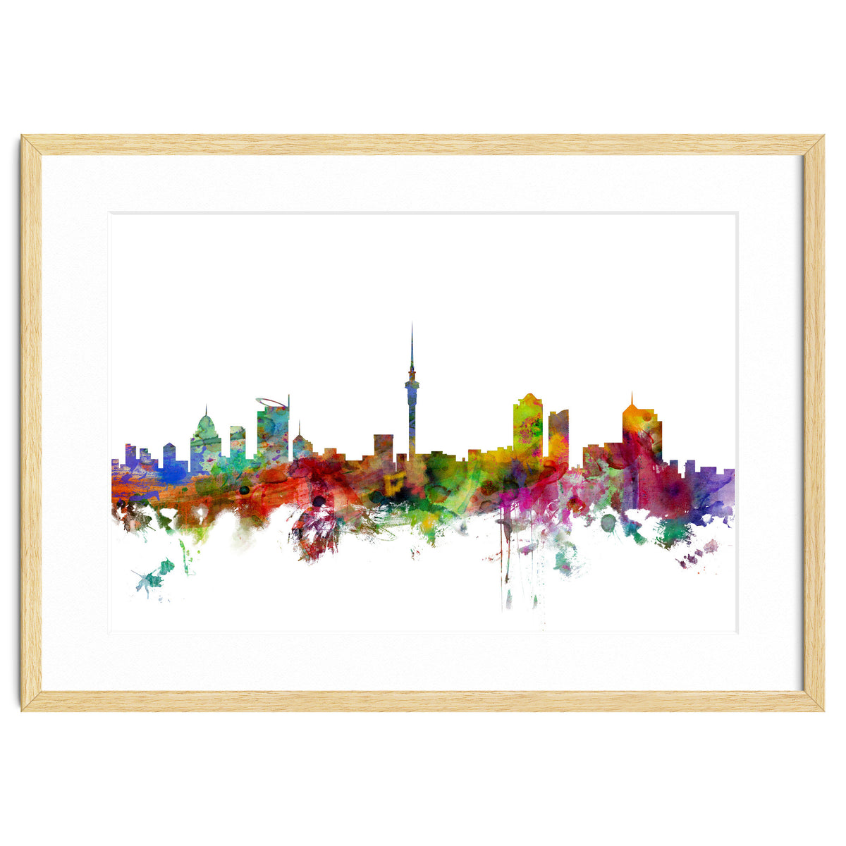 Auckland New Zealand Skyline