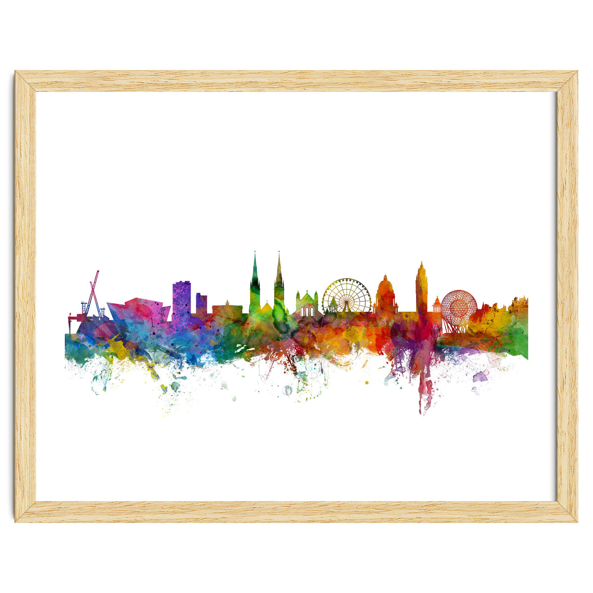 Belfast Northern Ireland Skyline