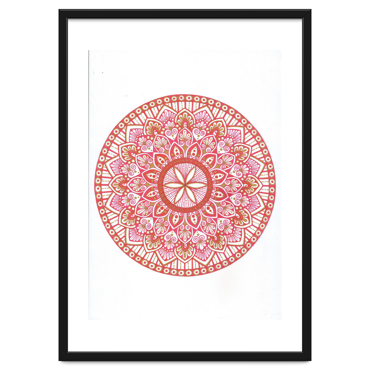 Red & Gold Mandala