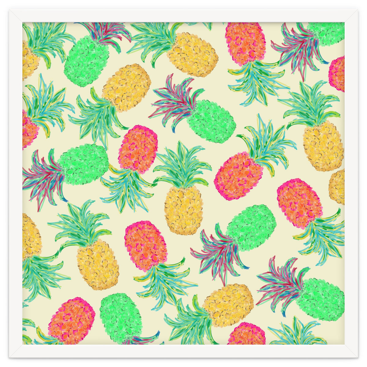 Pineapple Pandemonium Multicolo