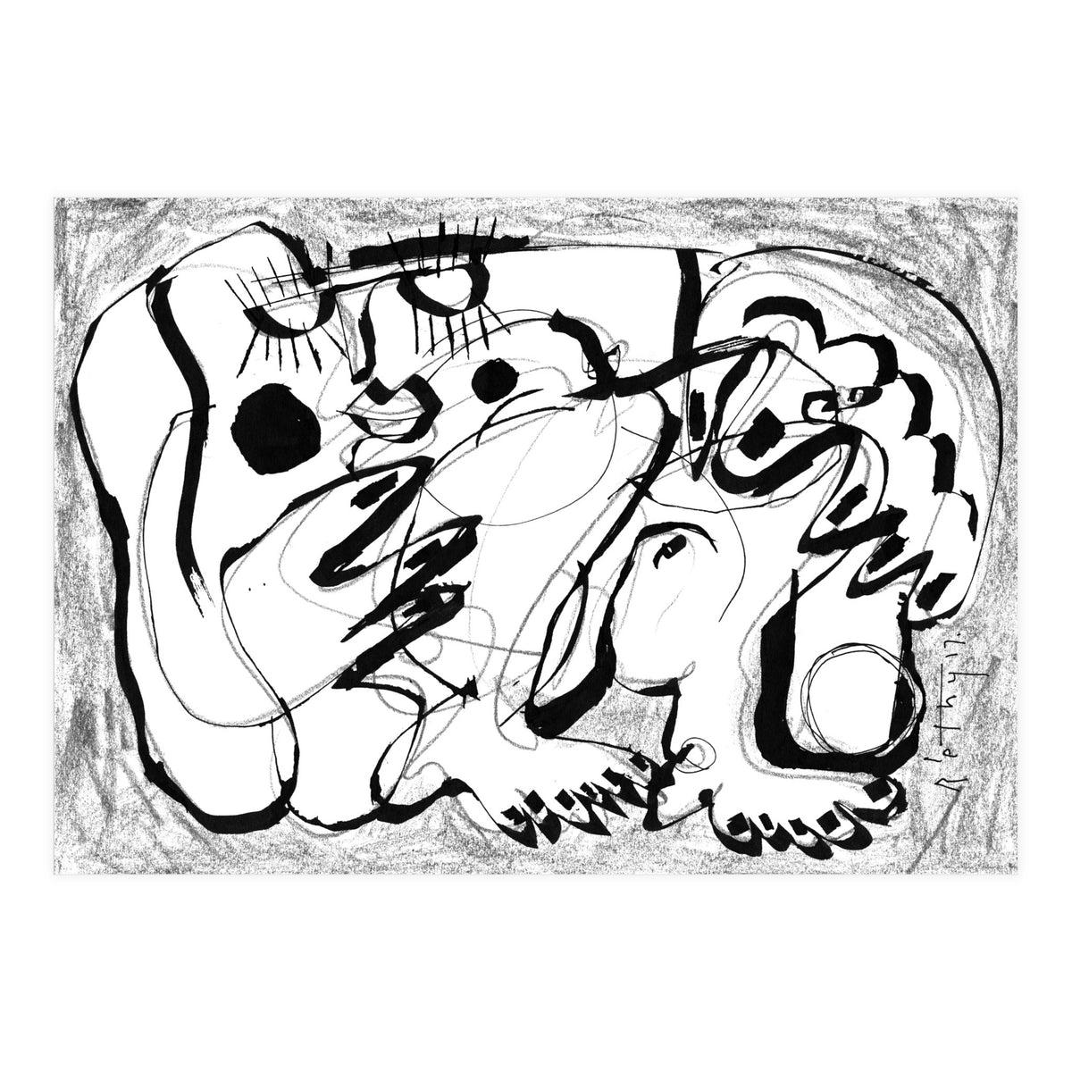 Female Nude no. 02 - b&w (Print Only)