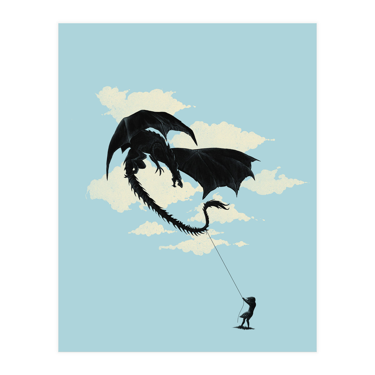 LITTLE GIRL PLAYING (Print Only)