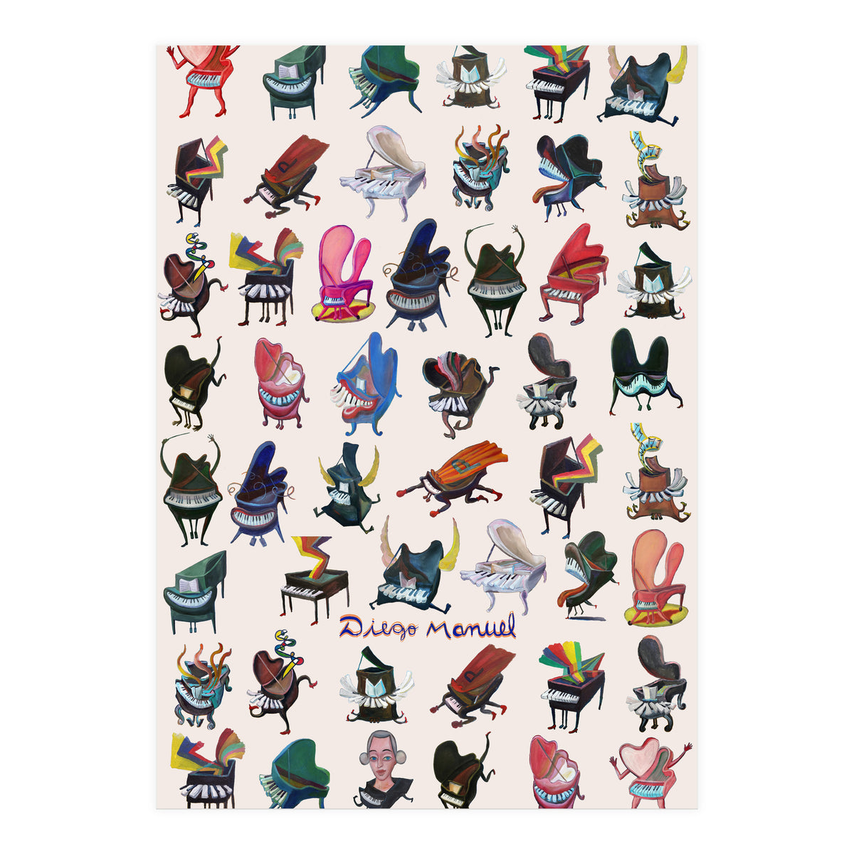 Pianos Pianos (Print Only)