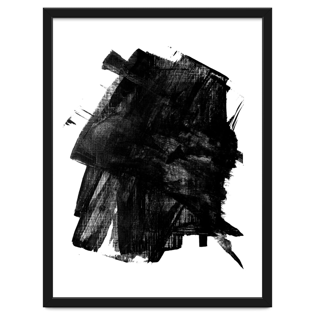 Minimalist Textured Brushstroke Art #3
