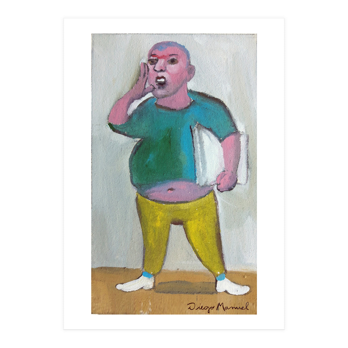 newspaper seller (Print Only)