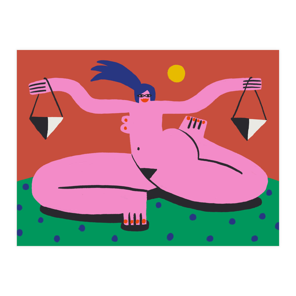 Harmony And Chill Libra (Print Only)