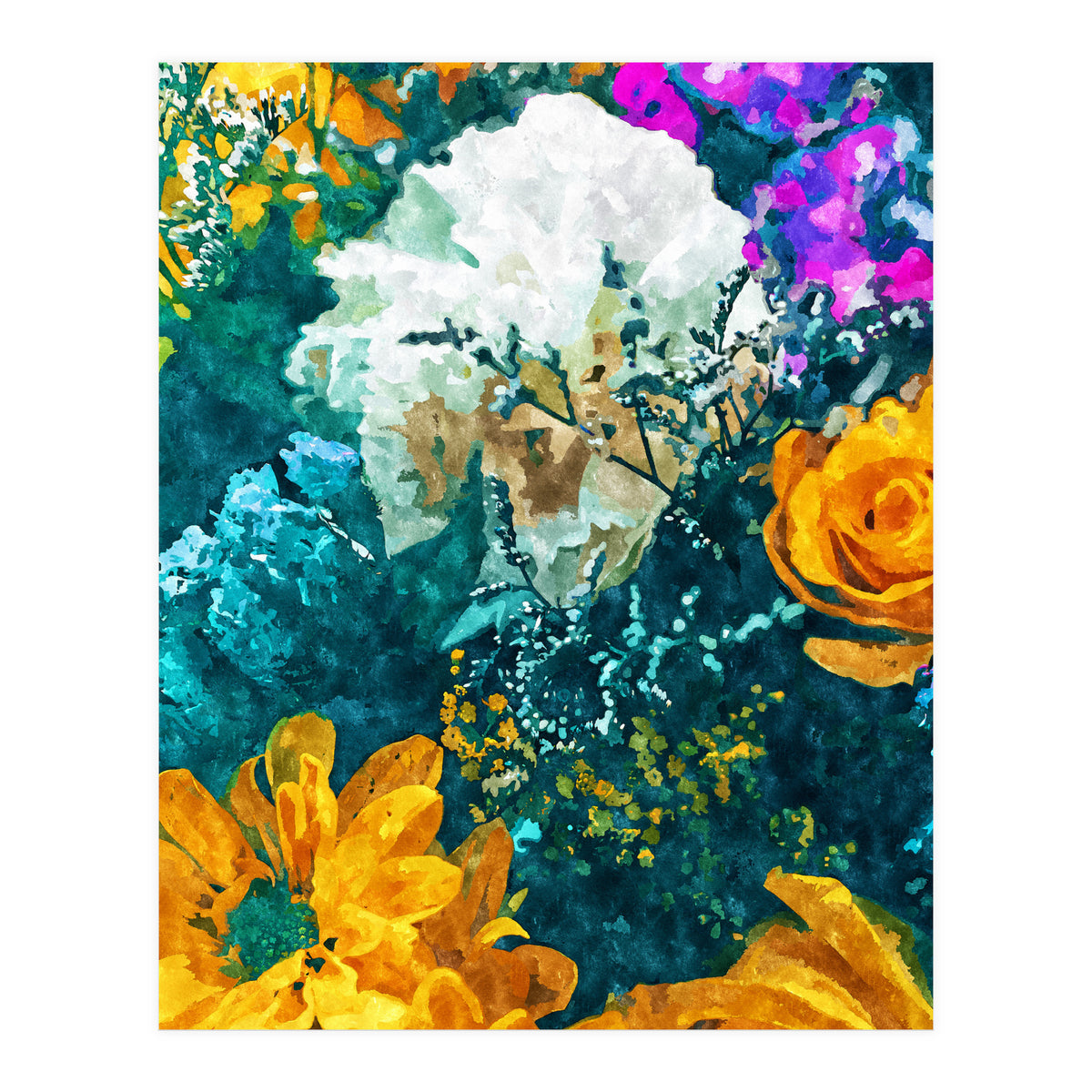 Dark & Floral (Print Only)