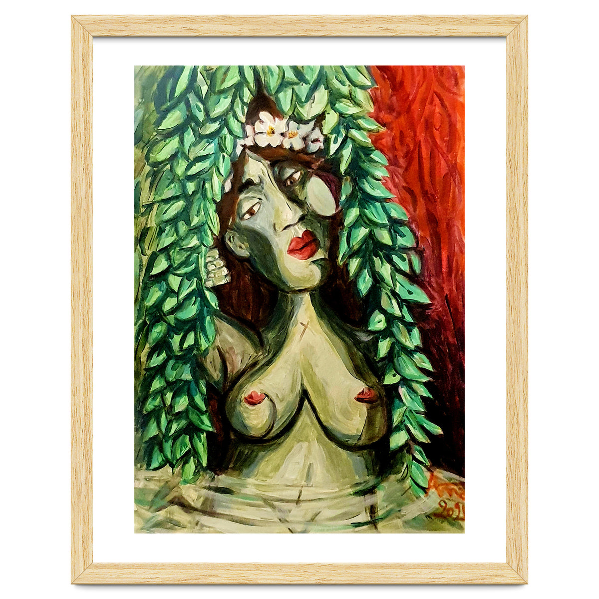 Under the willow tree