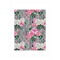 Flowery on linear mosaic (Print Only)
