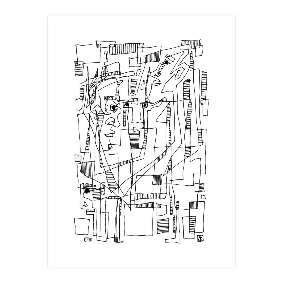 Conversation - b&w (Print Only)