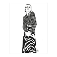 Untitled #40 - Woman in striped skirt (Print Only)
