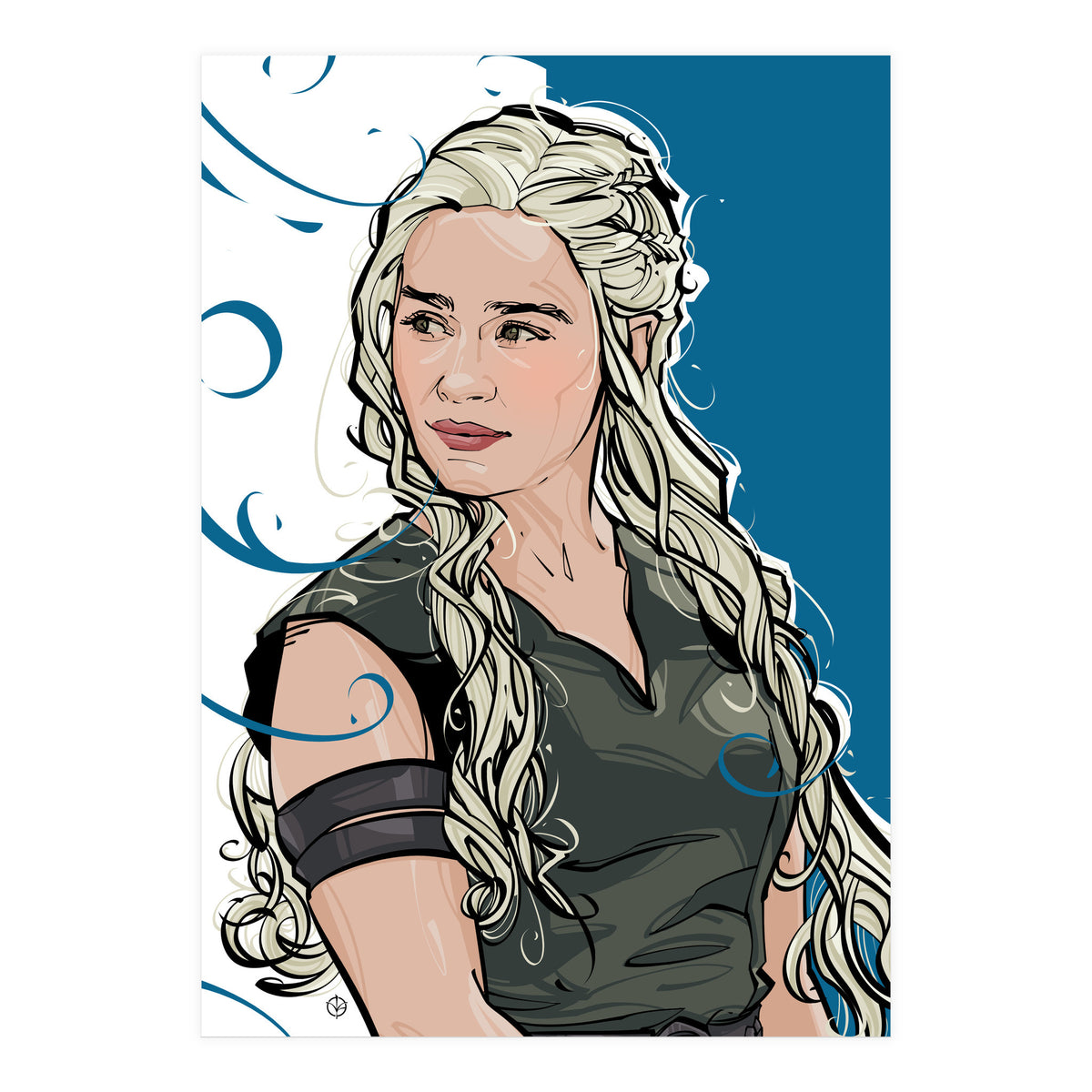 Daenerys Targaryen Game Of Thrones (Print Only)