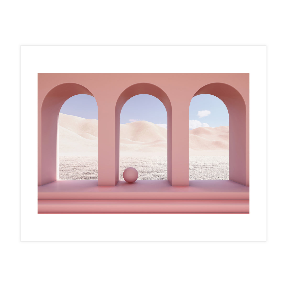 BALL IN ARC (Print Only)