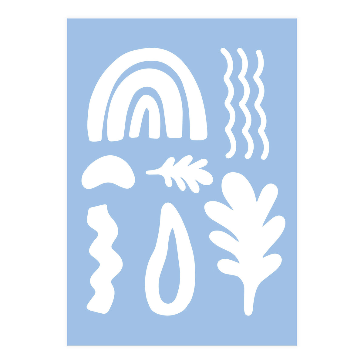 Abstract Happy Shapes (Print Only)