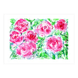 Blooming bouquet || watercolor roses (Print Only) thumbnail