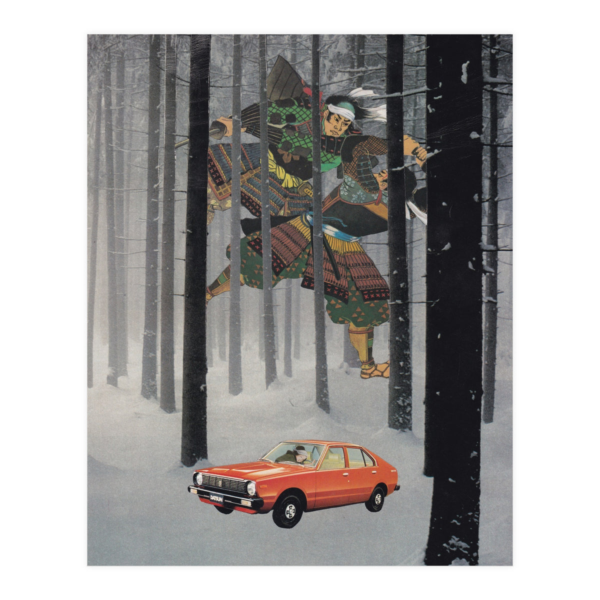 Dreaming In The Red Car (Print Only)