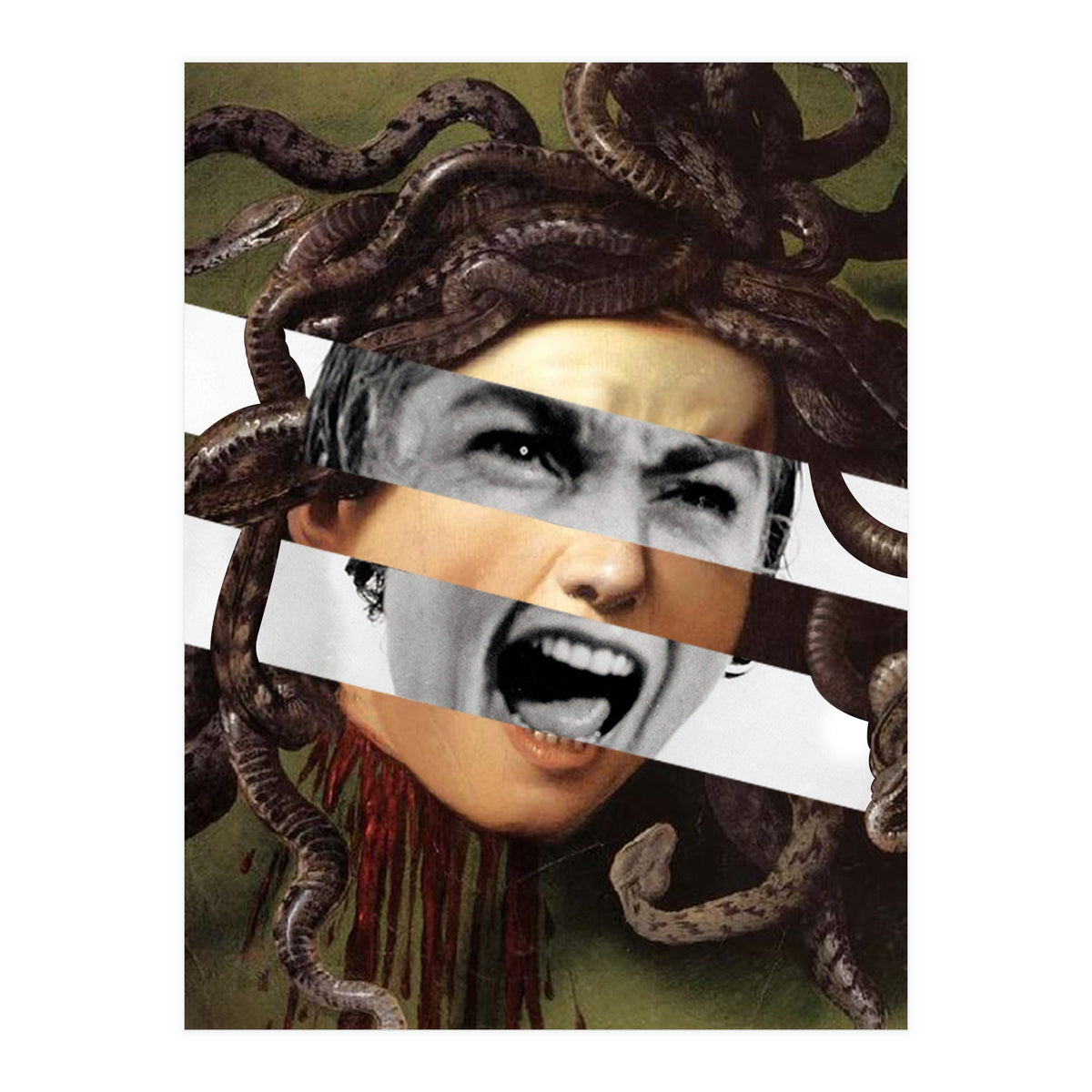 Caravaggio's Medusa & Psycho (Print Only)