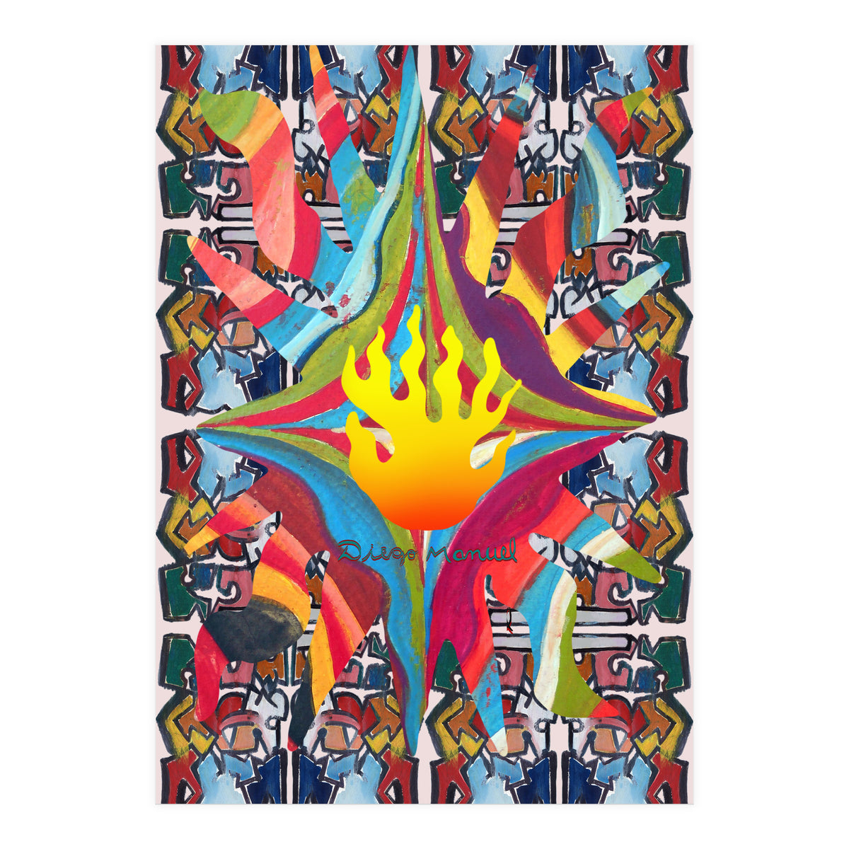 Fuego Y Graffiti 49 (Print Only)