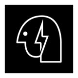 Head Lightning_Black (Print Only) thumbnail