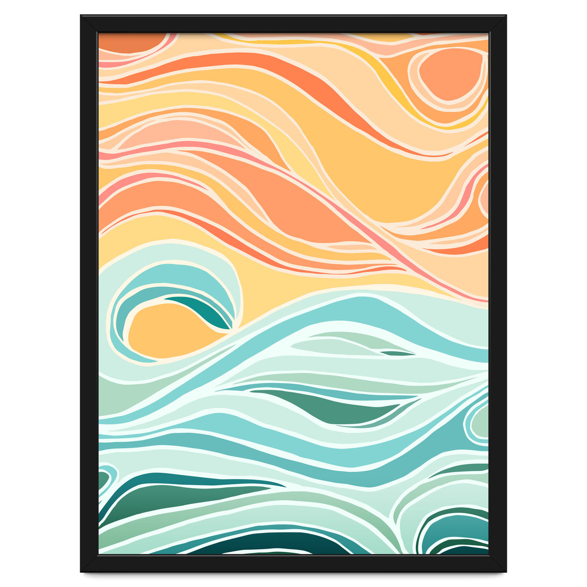 Sky And Sea Abstract