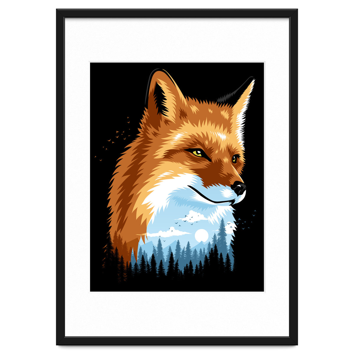 Fox Colors Forest