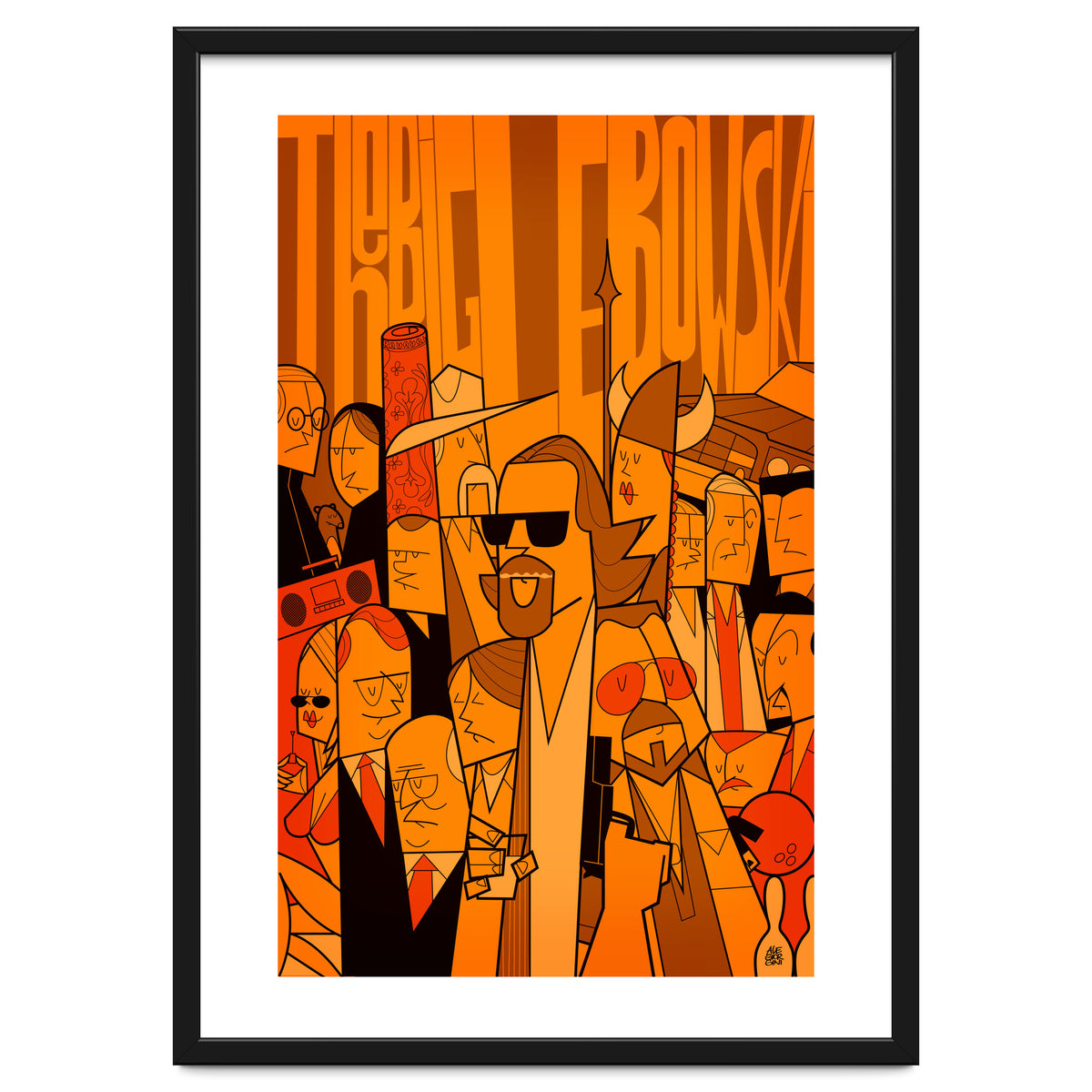 The Big Lebowski Alternative Movie Poster