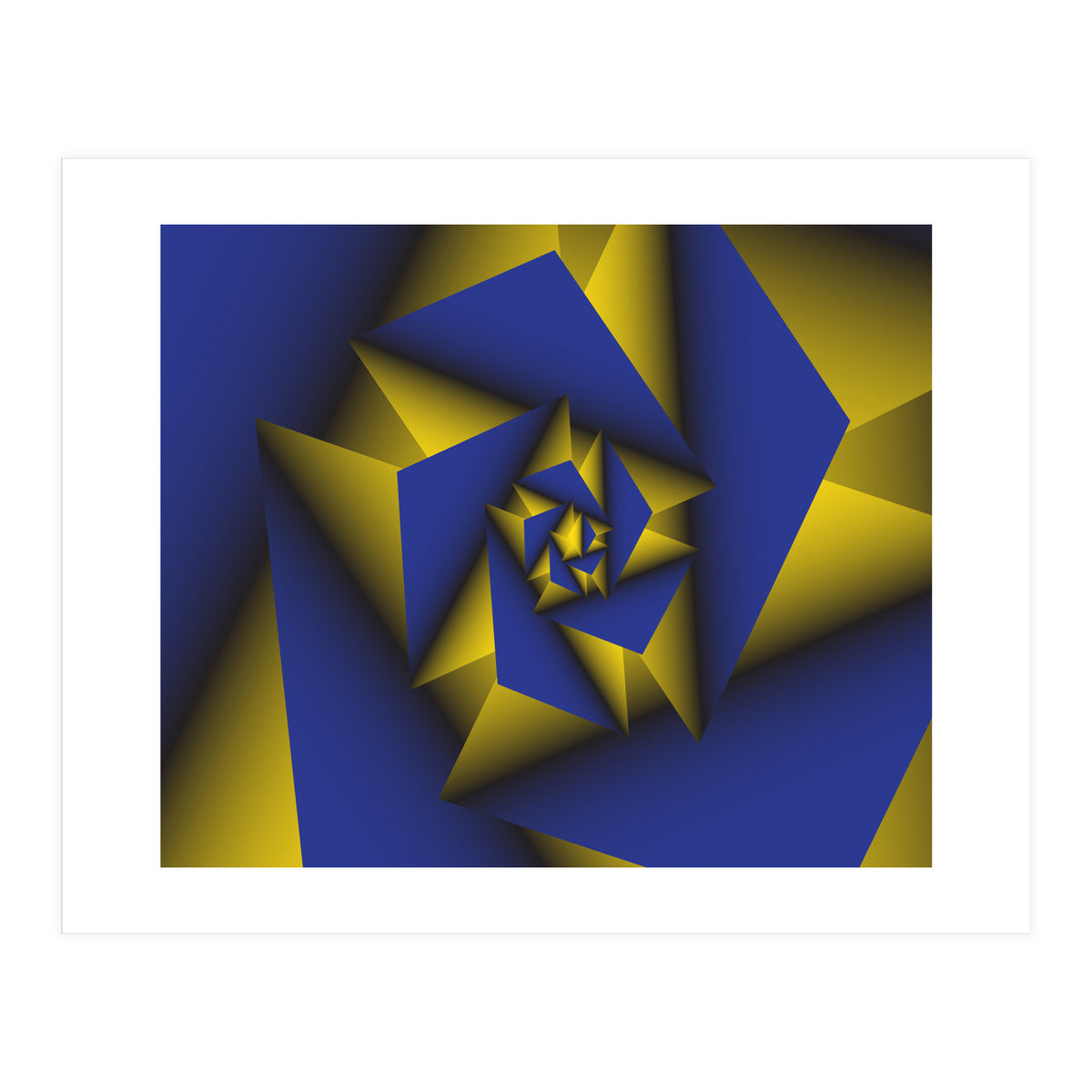 Blue Tech Spiral (Print Only)