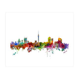 Auckland New Zealand Skyline (Print Only) thumbnail