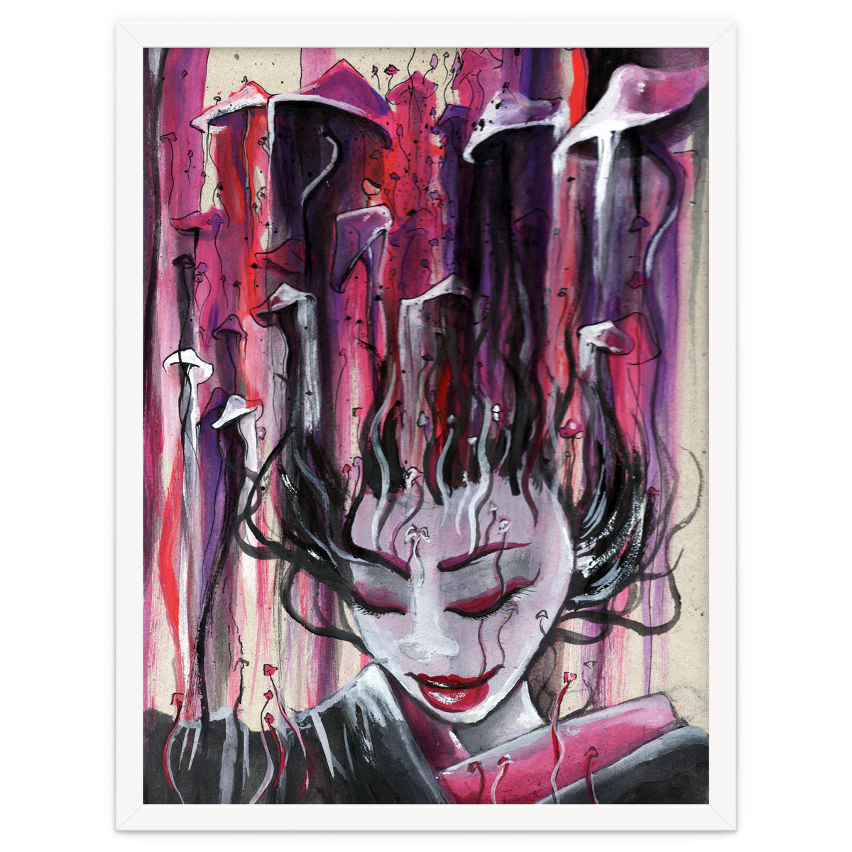 Geisha in Mushrooms: The Surrealistic Concubine