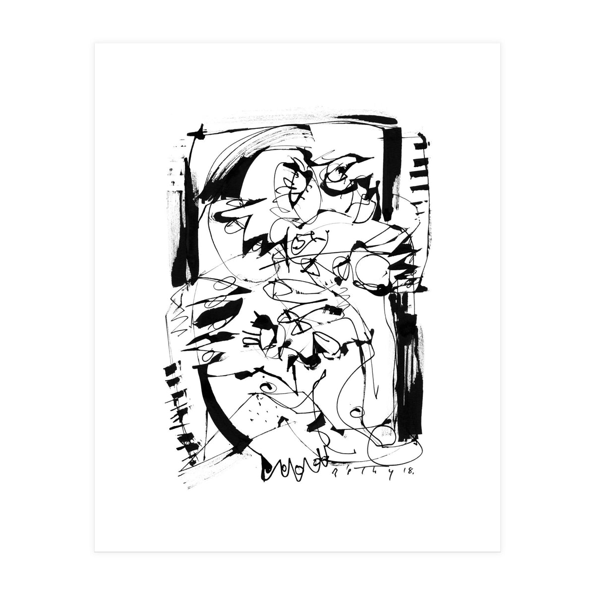 Ups and Downs - b&w (Print Only)